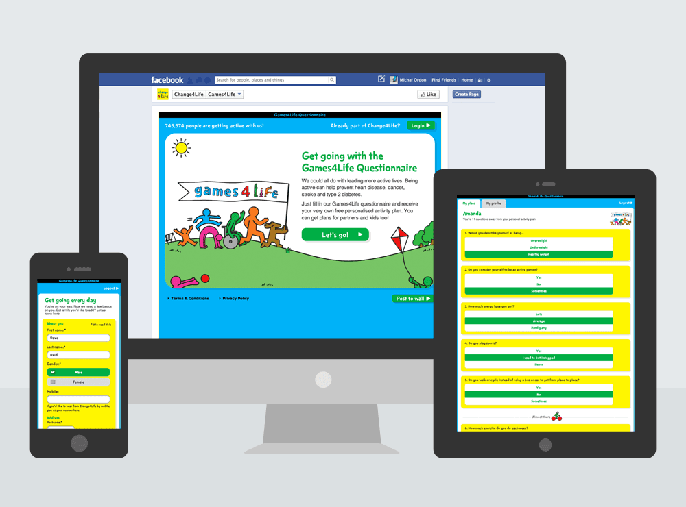 Games4Life Change4Life activation – Olympic year campaign encouraging active lifestyles